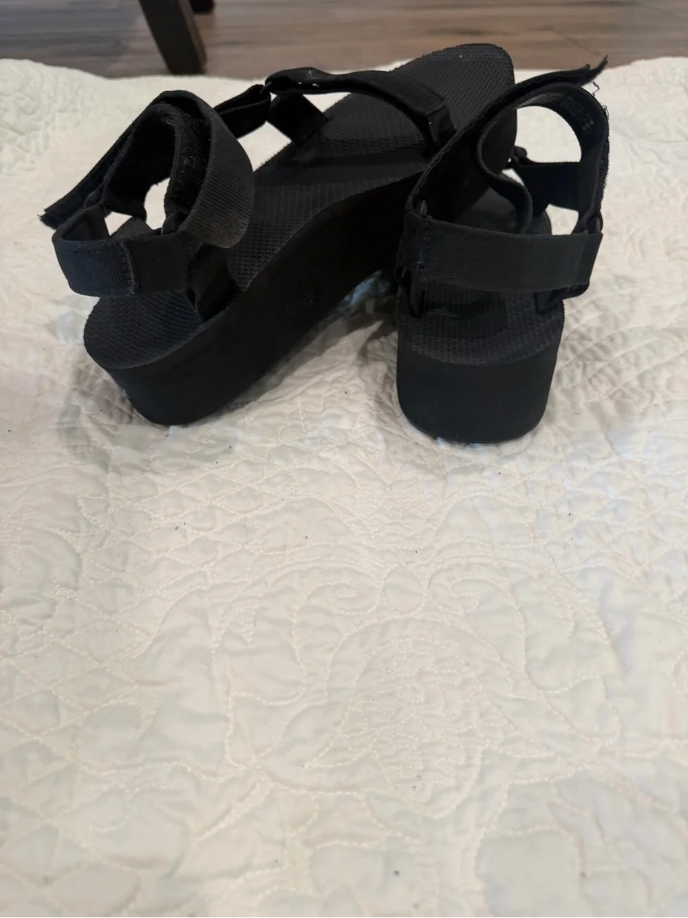TEVA Black Active Strap Sandals
